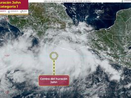 México en alerta máxima por el huracán “John” que amenaza a estados en el océano Pacífico