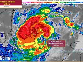 Tormenta tropical Milton provocará lluvias fuertes en el  Sureste de México