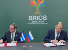 Rusia y Cuba firman una declaración contra las sanciones unilaterales