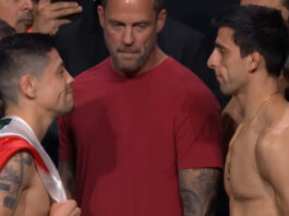 UFC en ESPN 64 VIDEO: Brandon Moreno Reps México, Steve Erceg lo mantiene fresco durante el enfrentamiento
